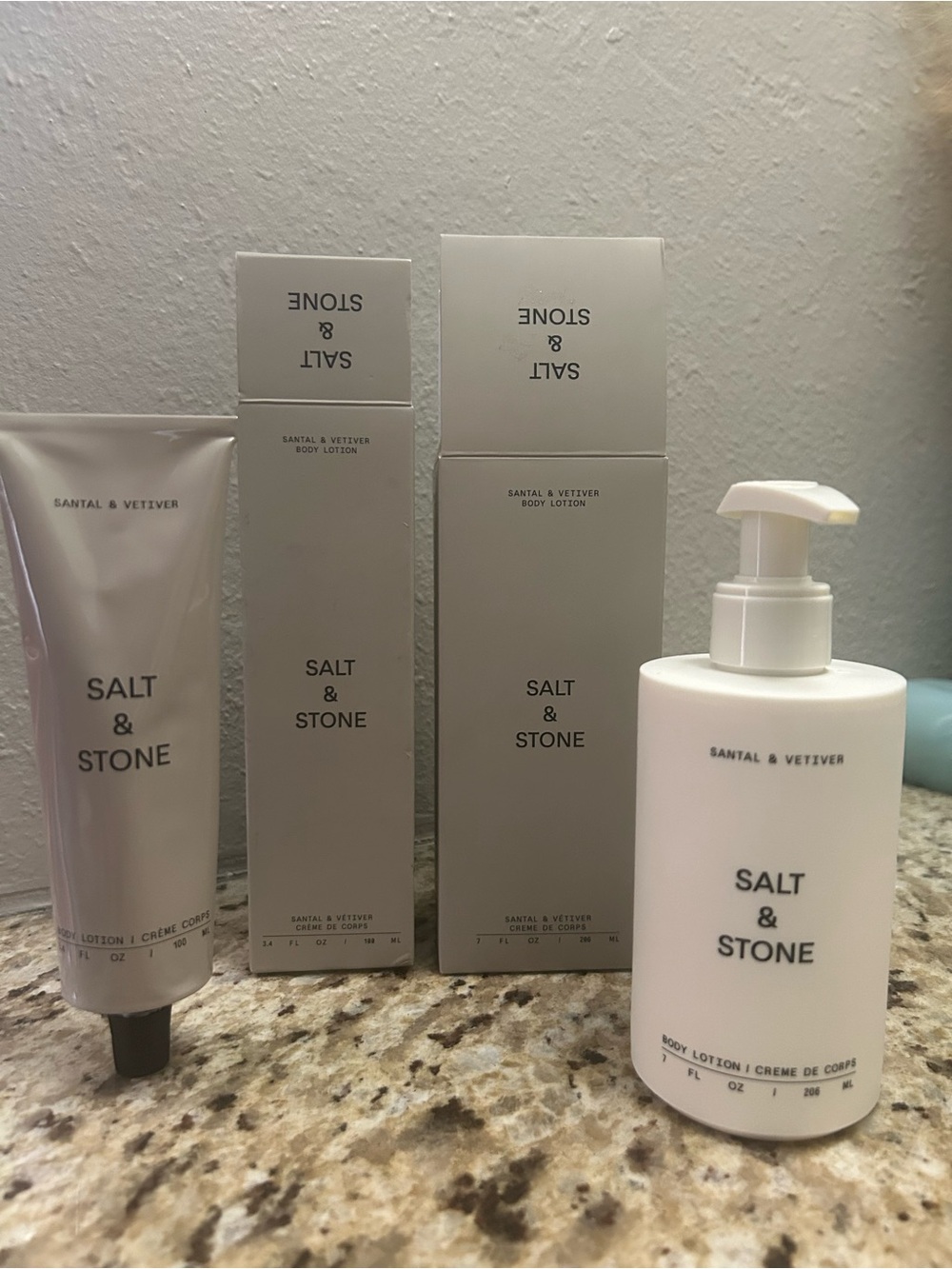 2 Salt & Stone Santal & Vetiver Body Lotions - New
